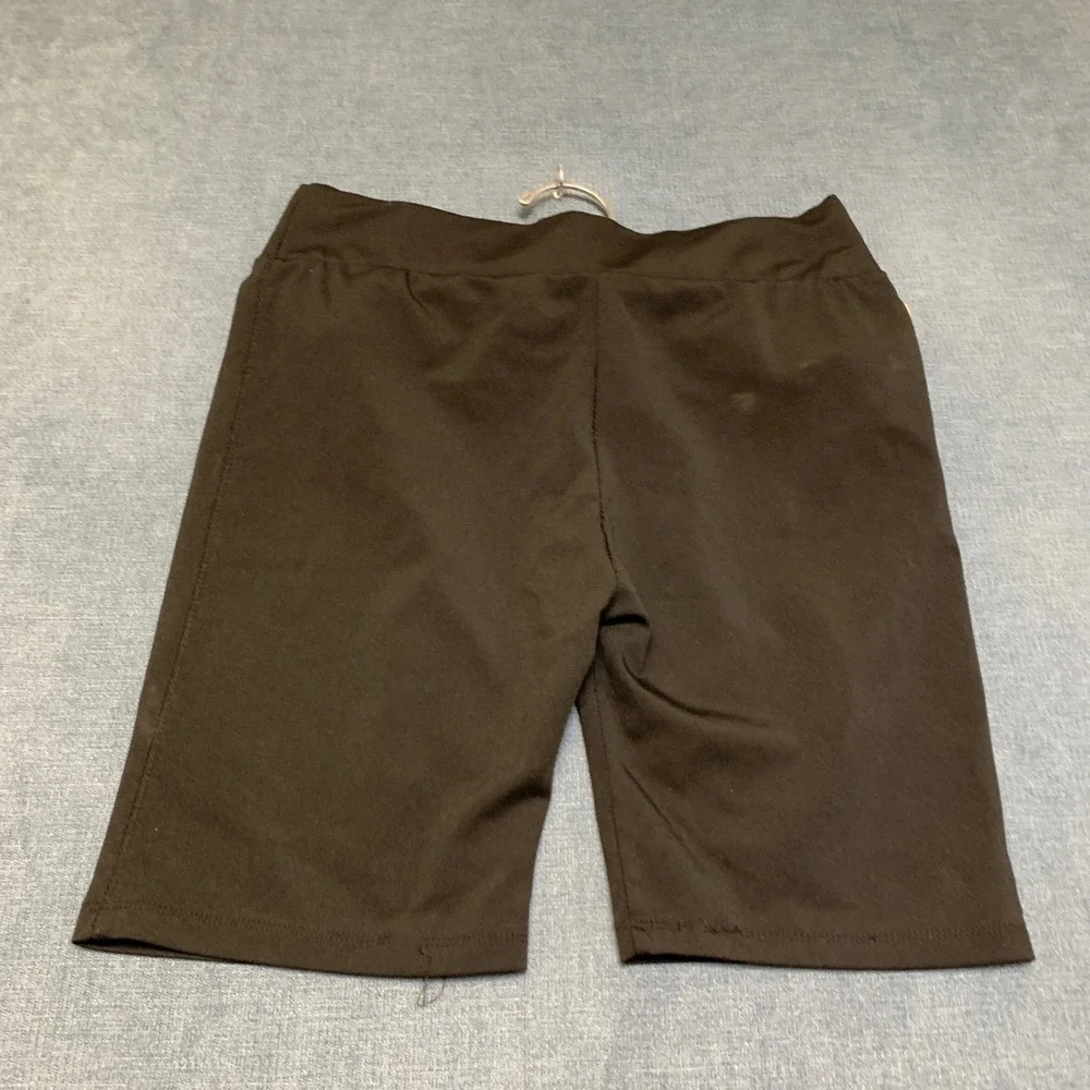 Nike Sportswear Classic Biker Shorts Womens XL Black High Waisted Swoosh Logo